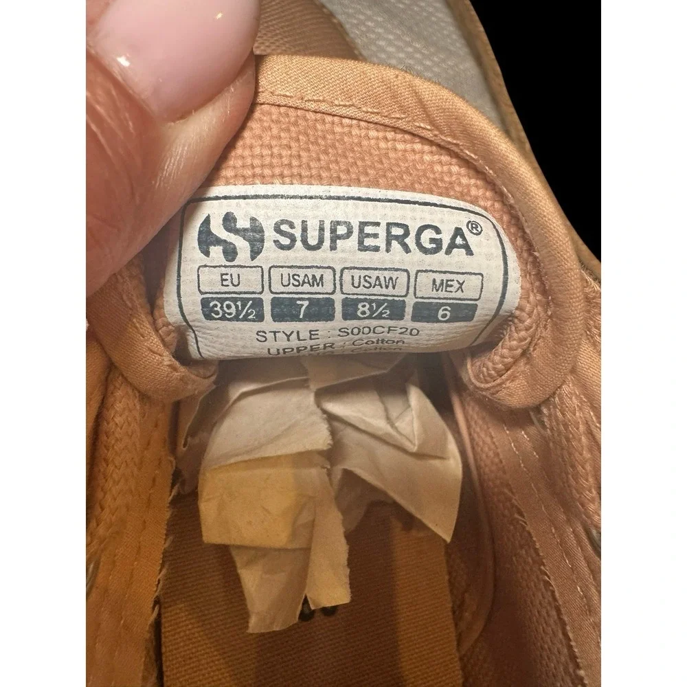 Superga Tan Espadrilles Casual Shoes size 7